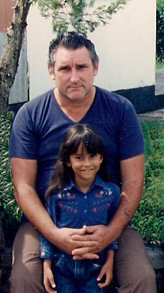 Annie and Dad